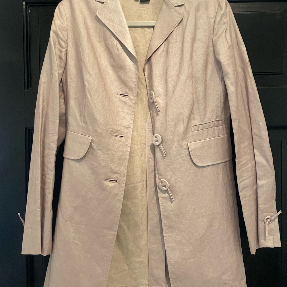 PER SE lavender Blazer with Notched Lapels